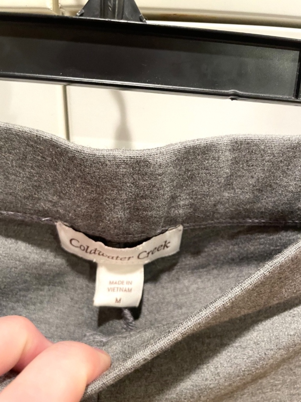 Coldwater Creek Gray Leggings Pants Size Medium - Picture 3 of 3